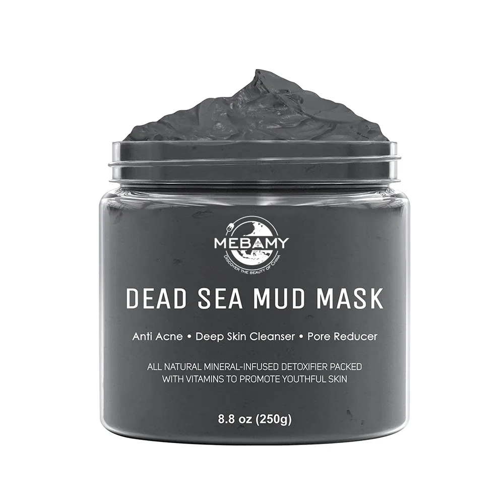 Private Label Anti Acne Cleansing Blackhead Remover Dead Sea Clay Mud Mask