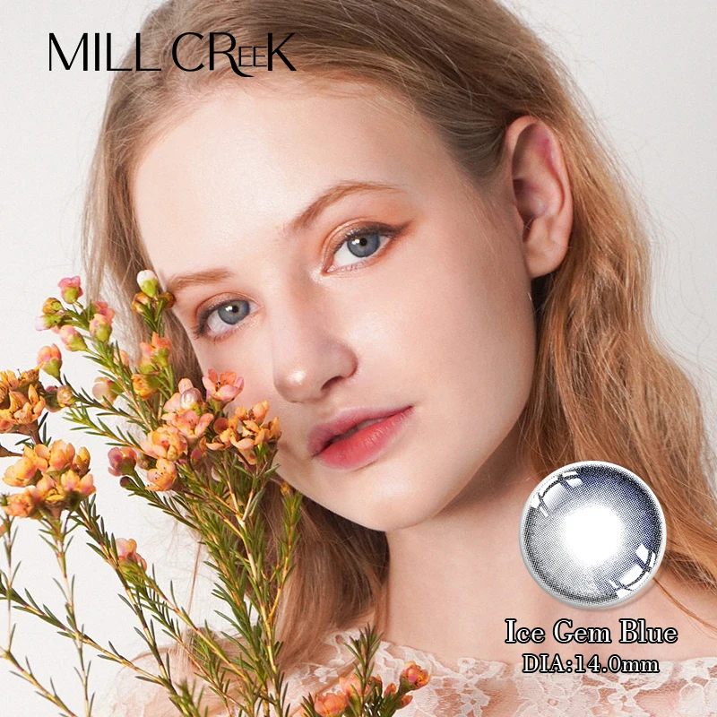 Цветные контактные линзы Mill Creek цветные высококачественные оптовая продажа