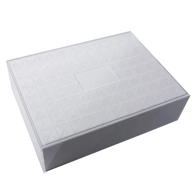 2022 Hot Sale Textured Similar Printing Cardboard Gift Box Luxury Linen Texture Paper Packing Shipping Gift Box