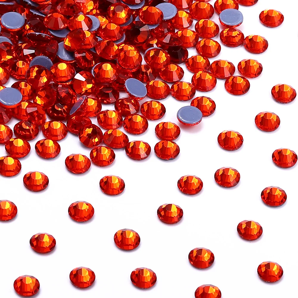 Ready Stock Crystal Rhinestones 5A Quality Wholesale Hotfix Iron On Glass Diamond Bling Bling Rhinestone For Clothes Accessories