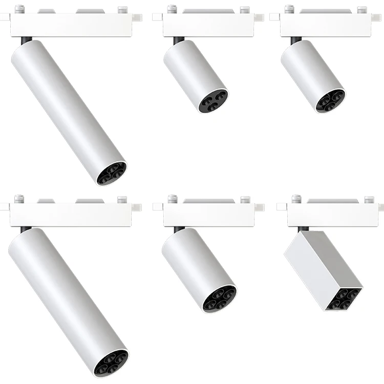 ALLWAY Adjustable Color Changing Ceiling Dimmable Spot Lighting Surface Mounted Shop Led Track Light