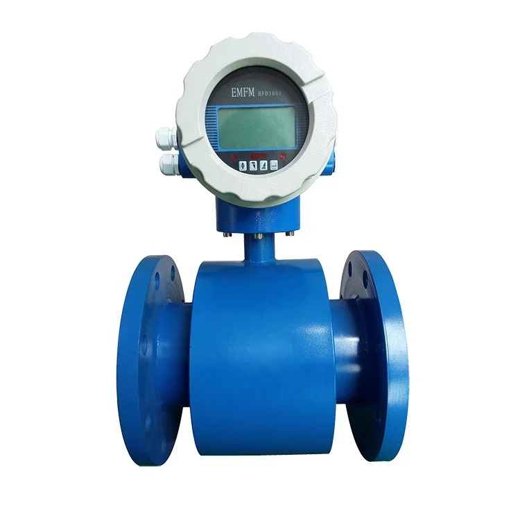 modbus output fuel oil flow meter electromagnetic flowmeter  with wide flow range and high accuracy