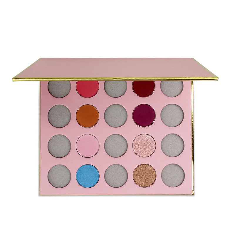 Cosmetics Private label Pink Shimmer Eye Shadow Powder Palette 20 Color Makeup Vegan Eyeshadow Palette