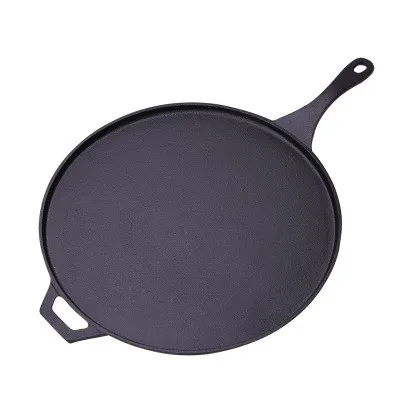 Cookware Set Enlarged Pizza Pan Sizzling Plate Beef Steak Pan Cast Iron Europe Sustainable Round Baking Dish Tray Non-stick