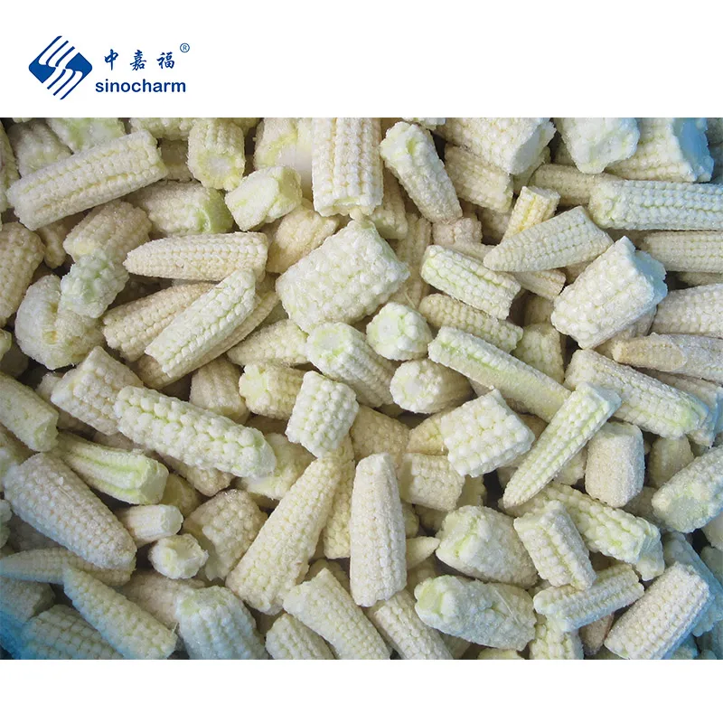 Sinocharm BRC одобренный европейский стандарт IQF замороженная кукуруза для детей