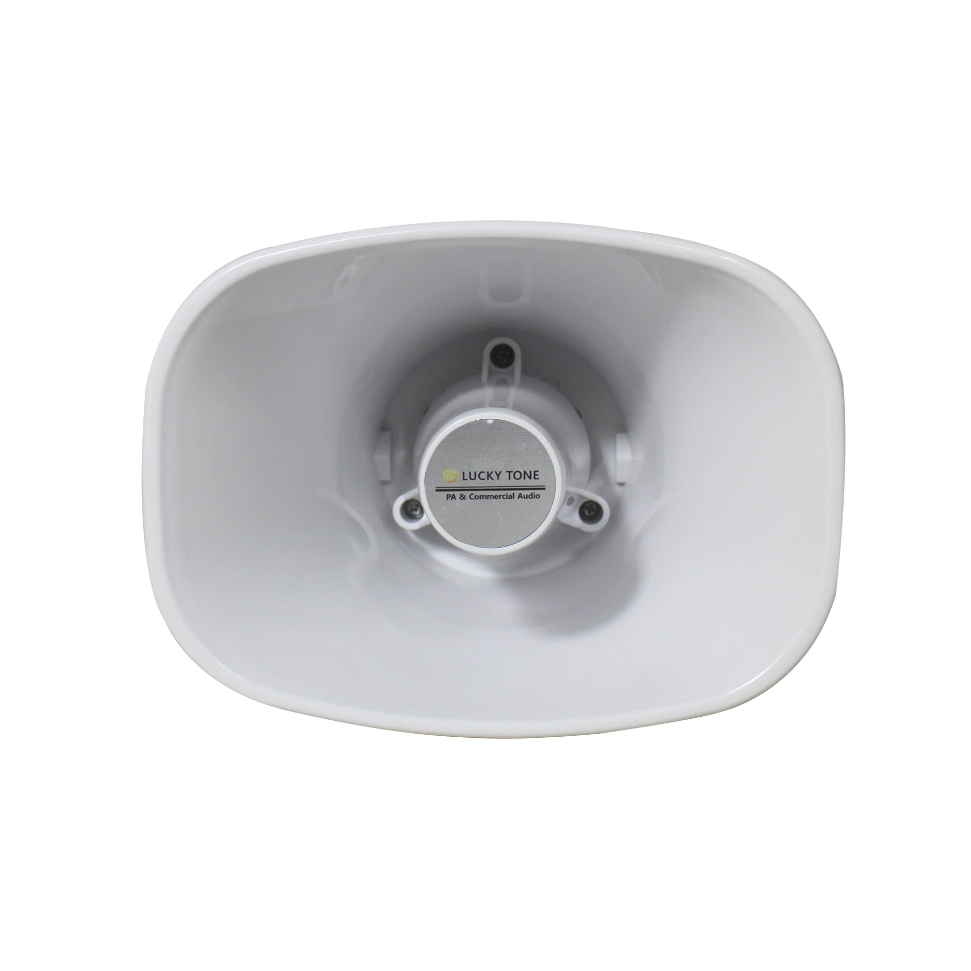 Lucky Tone Echo IP Network Speaker oval horn speaker with poe power supply for IP network pa system