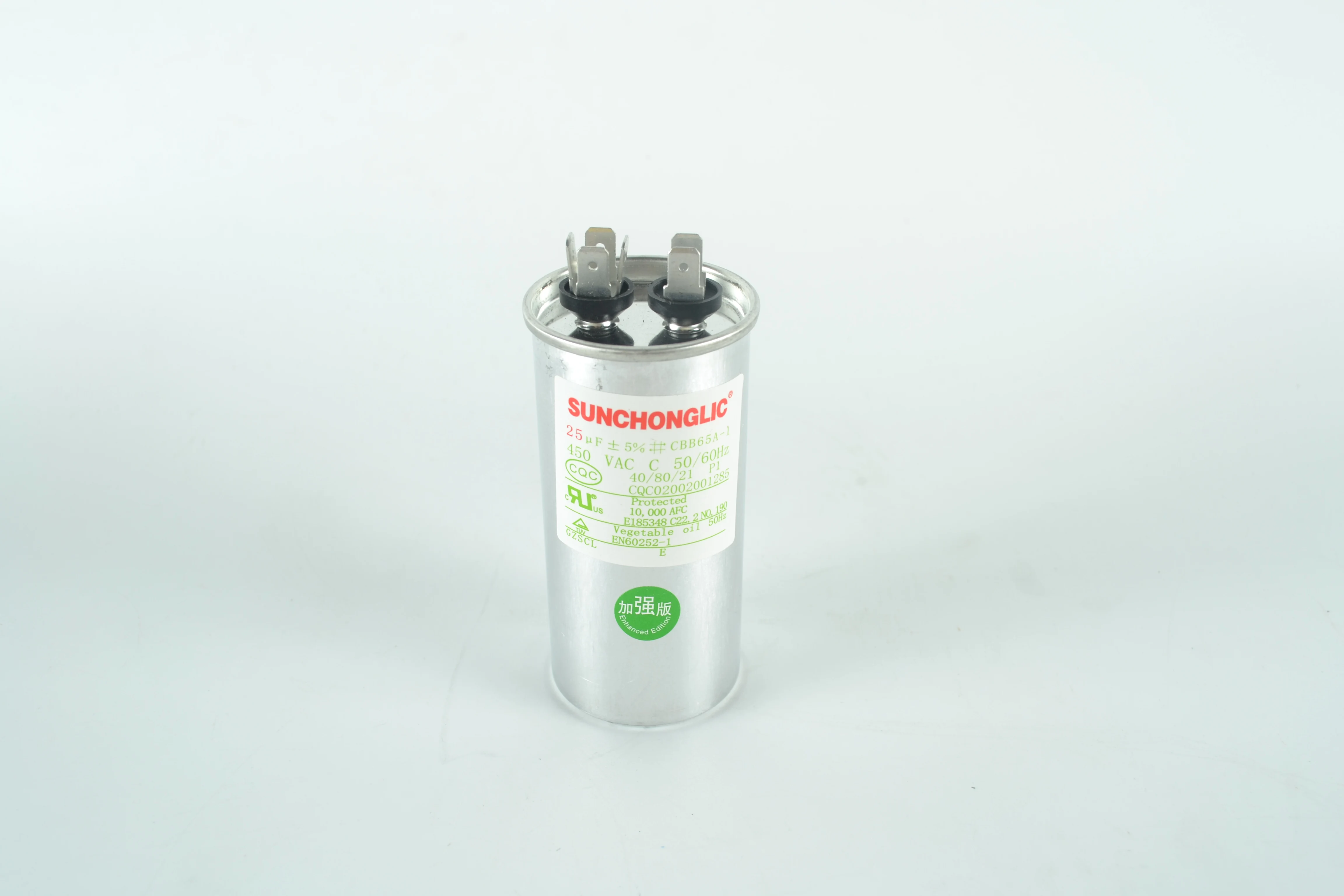 Sunchonglic air conditioner  parts of 25uf 450v air conditioner capacitor for sale