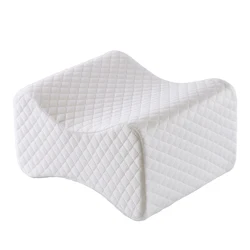 Hot Sale Side Sleepers Memory Foam Foot Rest Relax Leg Pillow With Removable Cover