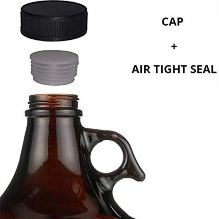 Wholesale 16oz beverage glass bottle empty amber  vodka glass beer bottle