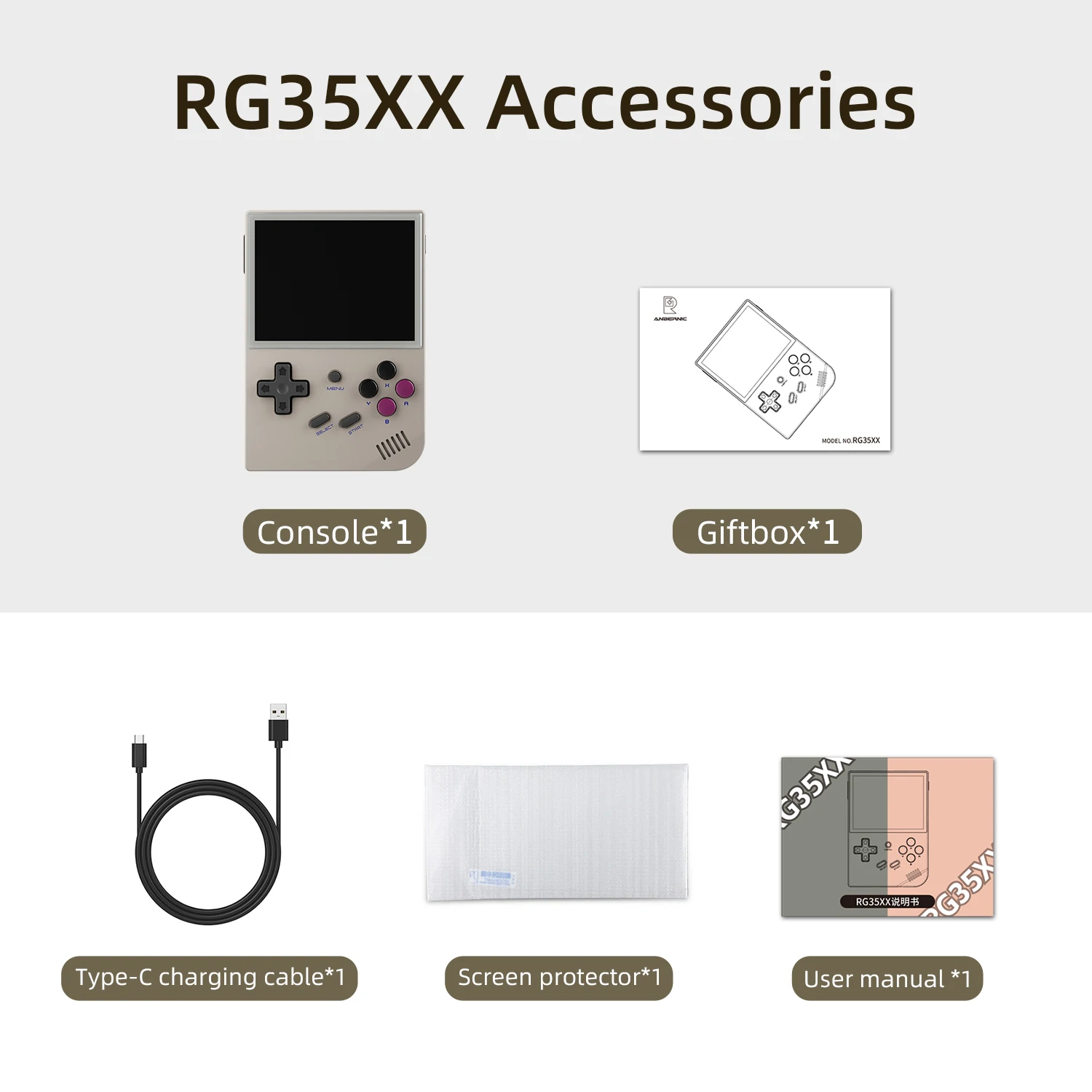 Оптовая продажа портативная игровая консоль Rg35xx с 3 5