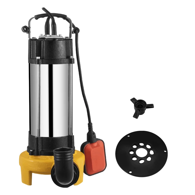 Taizhou V1100C 1.5hp 1.1kw Stainless Steel  cutting sewage pump