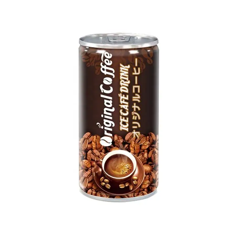 Custom Logo 250ml Hot Cold Private Label Drink Instant Coffee In Can