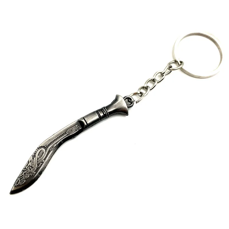 Pure Copper Simple Thread Buckle Can Be Unscrewed D D D-Shaped Key Chain Brass Fashion Car Key Pendant Wholesale