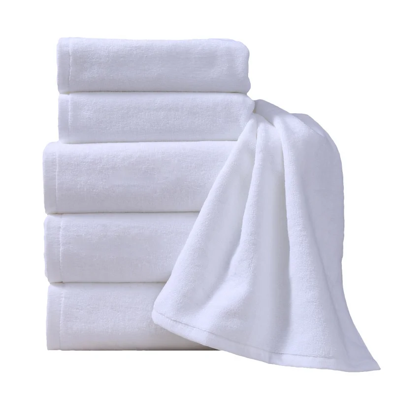 Cotton Bath Towels White Ultra Soft Bath Towel Pure Cotton Bath Towel Highly Absorbent Daily Usage