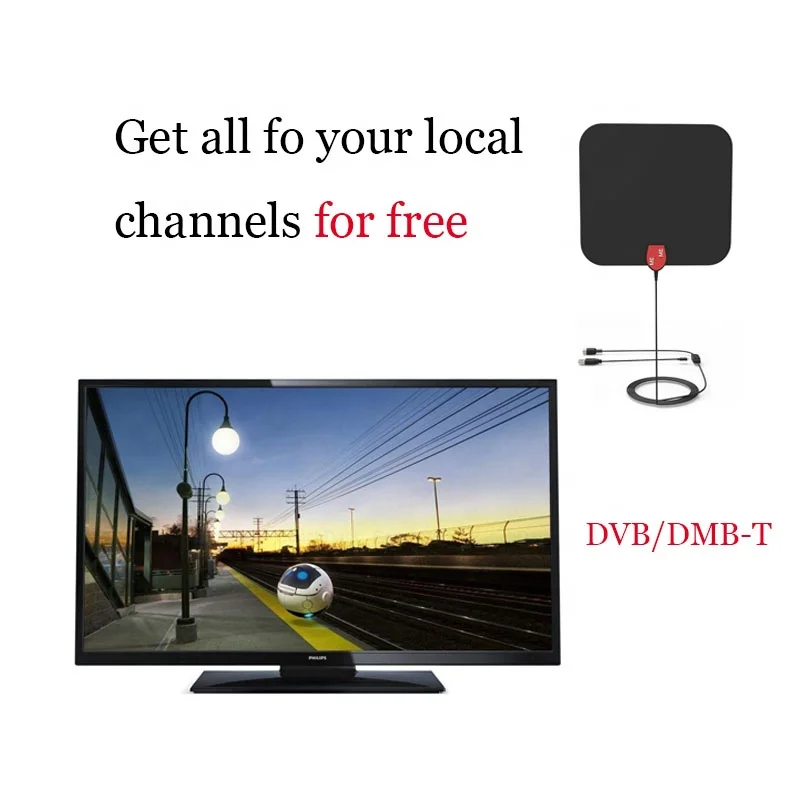 Лидер продаж домашняя цифровая ТВ-антенна amazon uhf hd