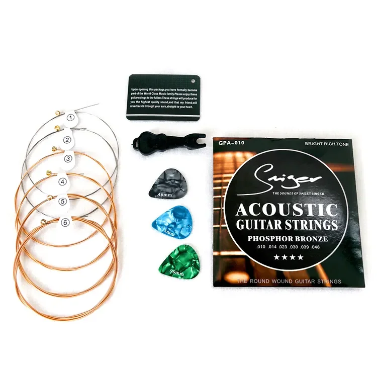 GPA-010 High Quality Bronze Acoustic Guitar String Kit Guitar Accessories