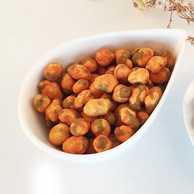 Hot Spicy Popular High protein Sriracha Flavor Roasted coated Edamame Snacks