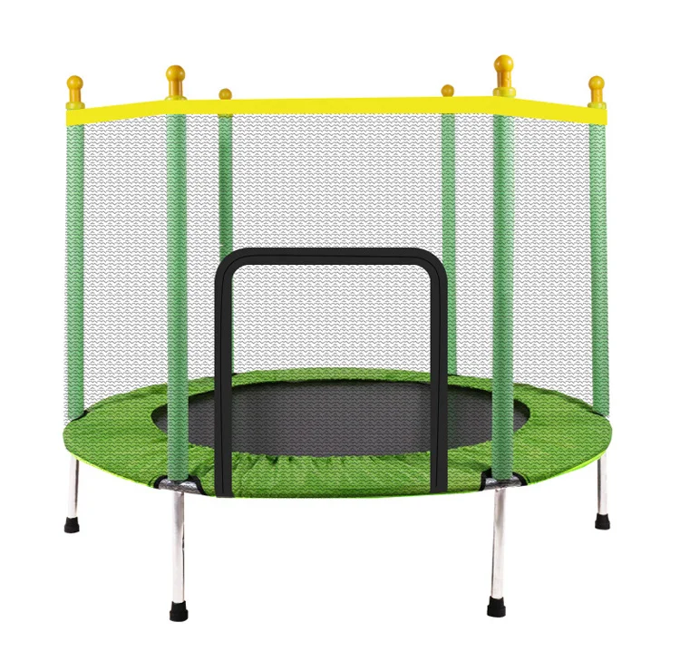Fast Delivery Competitive Price Children Solid Color Trampoline Jumping Bed Children Trampoline With Net