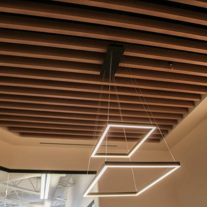 Economic Aluminum Artistic Ceiling Boards Aluminum Profiles Open Baffle Ceiling