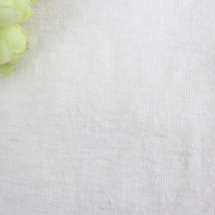 82003-100% Pure Natural Organic Hemp Jersey Fabric For T shirt, Eco-friendly T-shirt Jersey Fabric