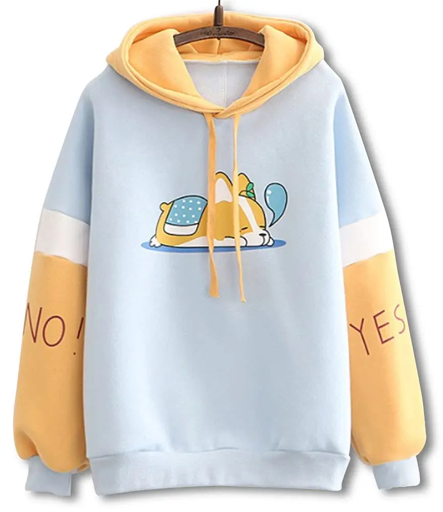 Dinosaur Bunny Rabbit Bear Cat Ears Hoodie For Girls Teens Teenagers Oversize Top Sweatshirt Jumper Shirt
