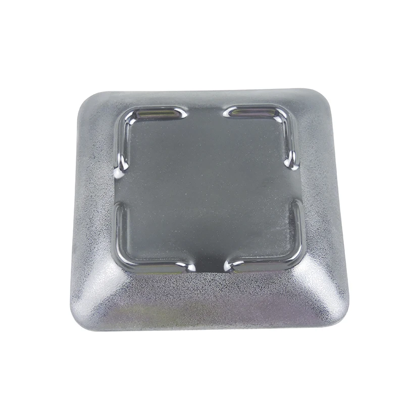 Factory Supply New Style Matte Black Melamine Square Platter For Restaurant