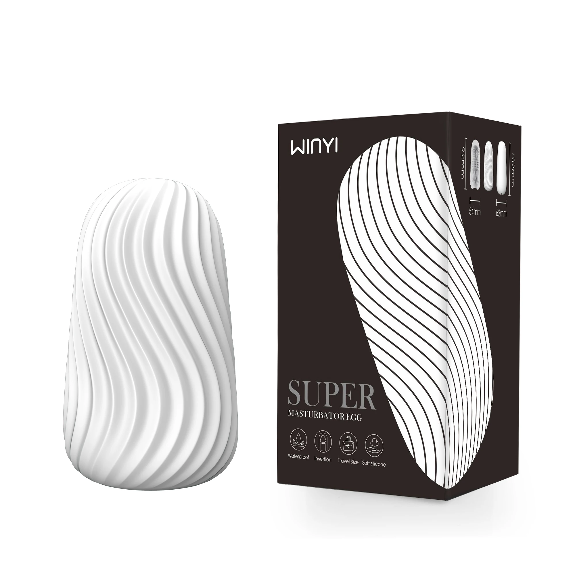 WINYI New Arrival Masturbator Egg Wholesale OEM ODM Sex Toy Soft  Masturbating Cup for Men