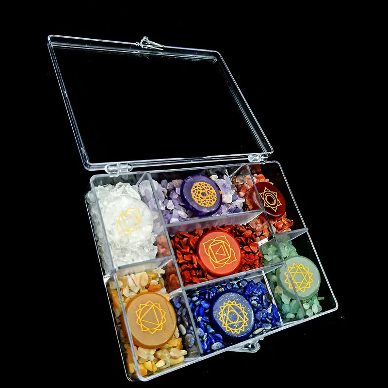 broken stone  chakra Gemstone  healing sets