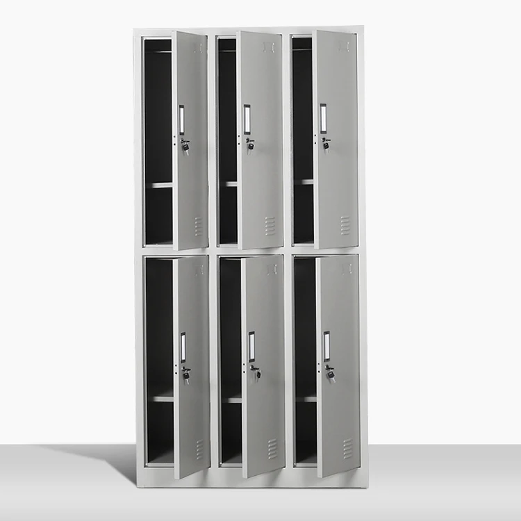 Cheap GYM Locker Room Wardrobe Commercial Hospital Furniture Wardrobe Hotel Stainless Steel Combined  Cabinets cabinet