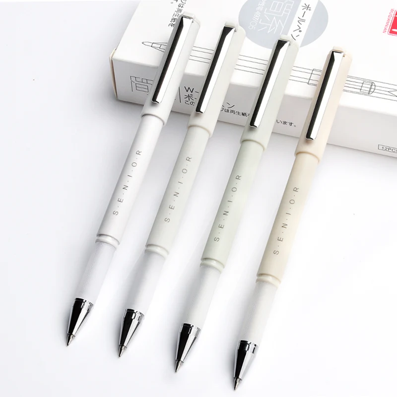 OEM Supplier Plastic Office Pen Bullet hend 0.5mm gel Pen Custom Blue Black Red Classic gel Pen