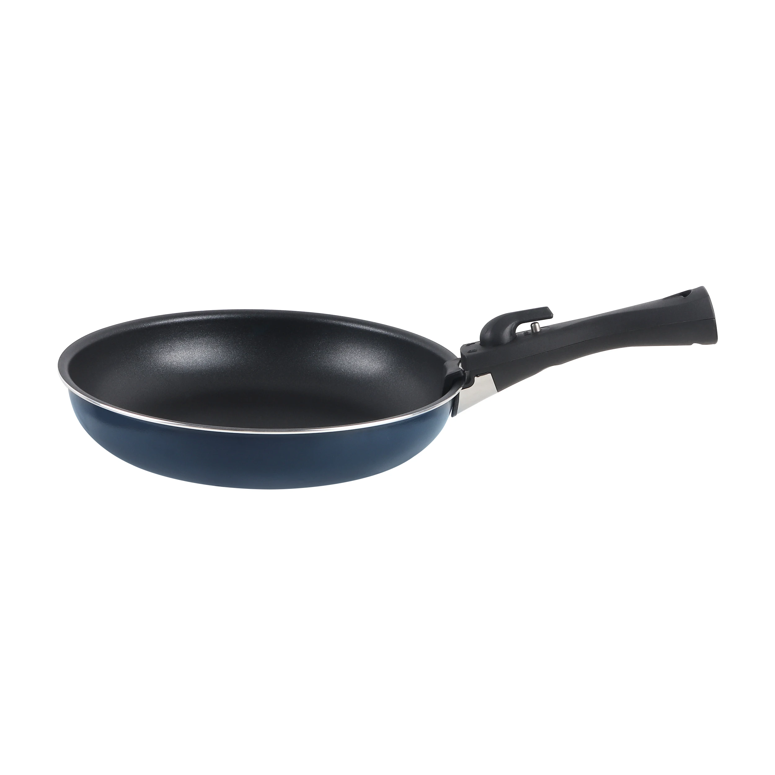 Induction Frying Pan Set Removable Ergonomic Interchangeable Handle Gas Grill Wok Pan Cookware Sets Induction Durable Metal
