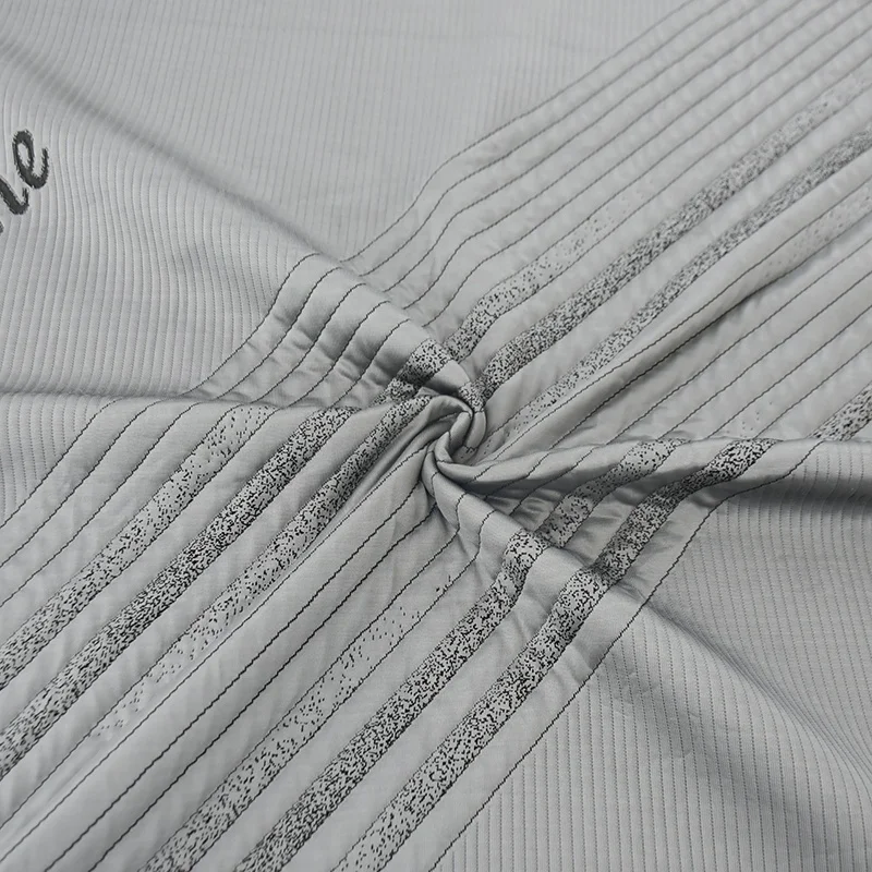 Summer Hot Sale Cooling Graphene Fabric  Ice Silk  Jacquard Mattress Ticking Fabric China Factory Supplier