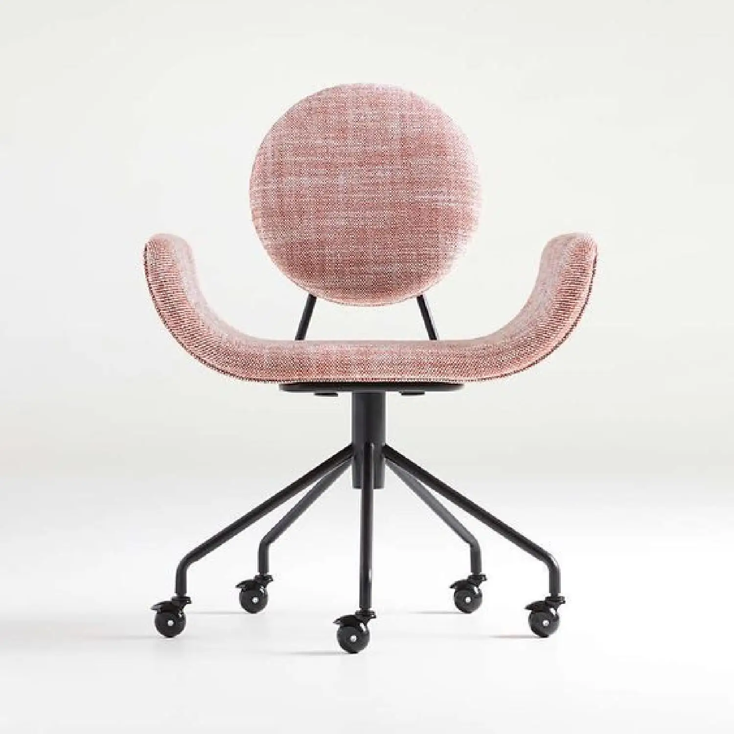 Customization Design Pink Red Ergonomic Swivel Home Office Chair With Wheels