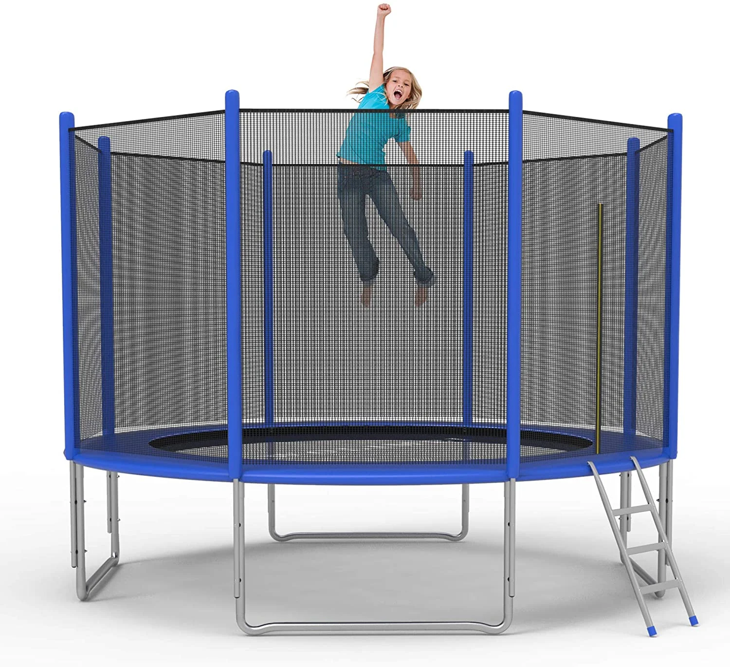 10ft Indoor Gymnastic Jumping Trampoline for Garden Park Exercise Training for Children and Adults Fitness Exercise