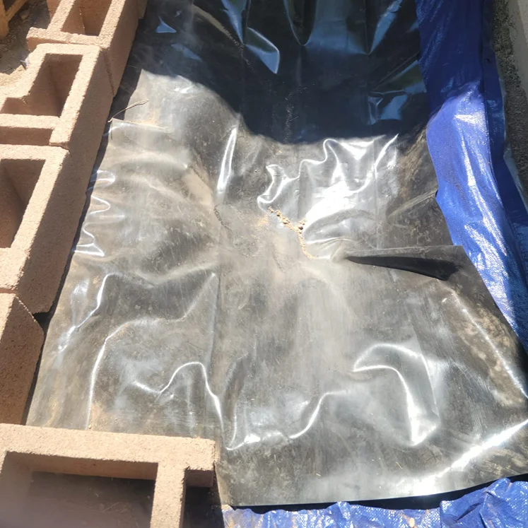 HDPE Plastic Dam Pond Liner 1mm 1.5mm 2mm Landfill Biodigester Liners Geomembrane