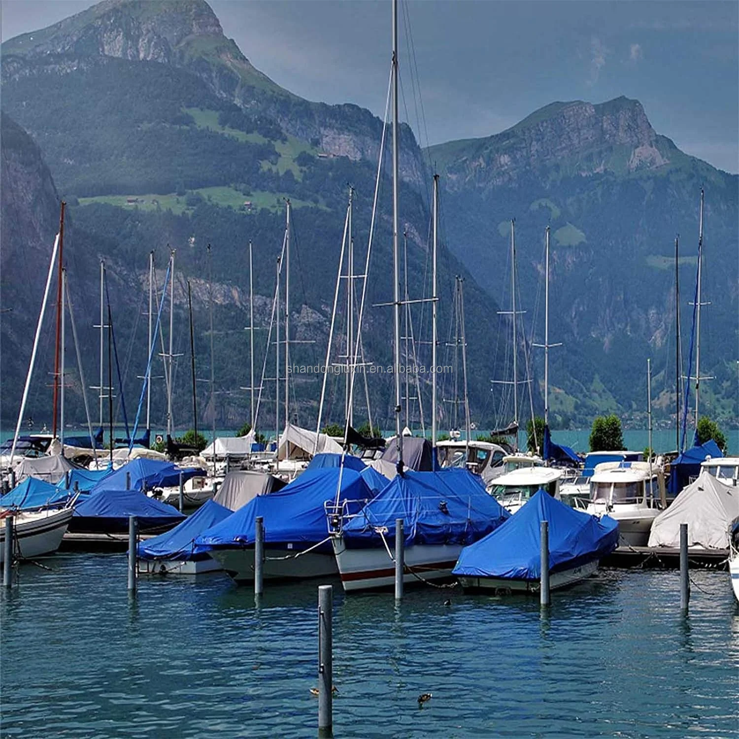 Woven Coated PE Tarpaulin Polyethylene Fabric Camping Outdoor Shelter Sunproof Waterproof Poly Tarps Tarpaulins