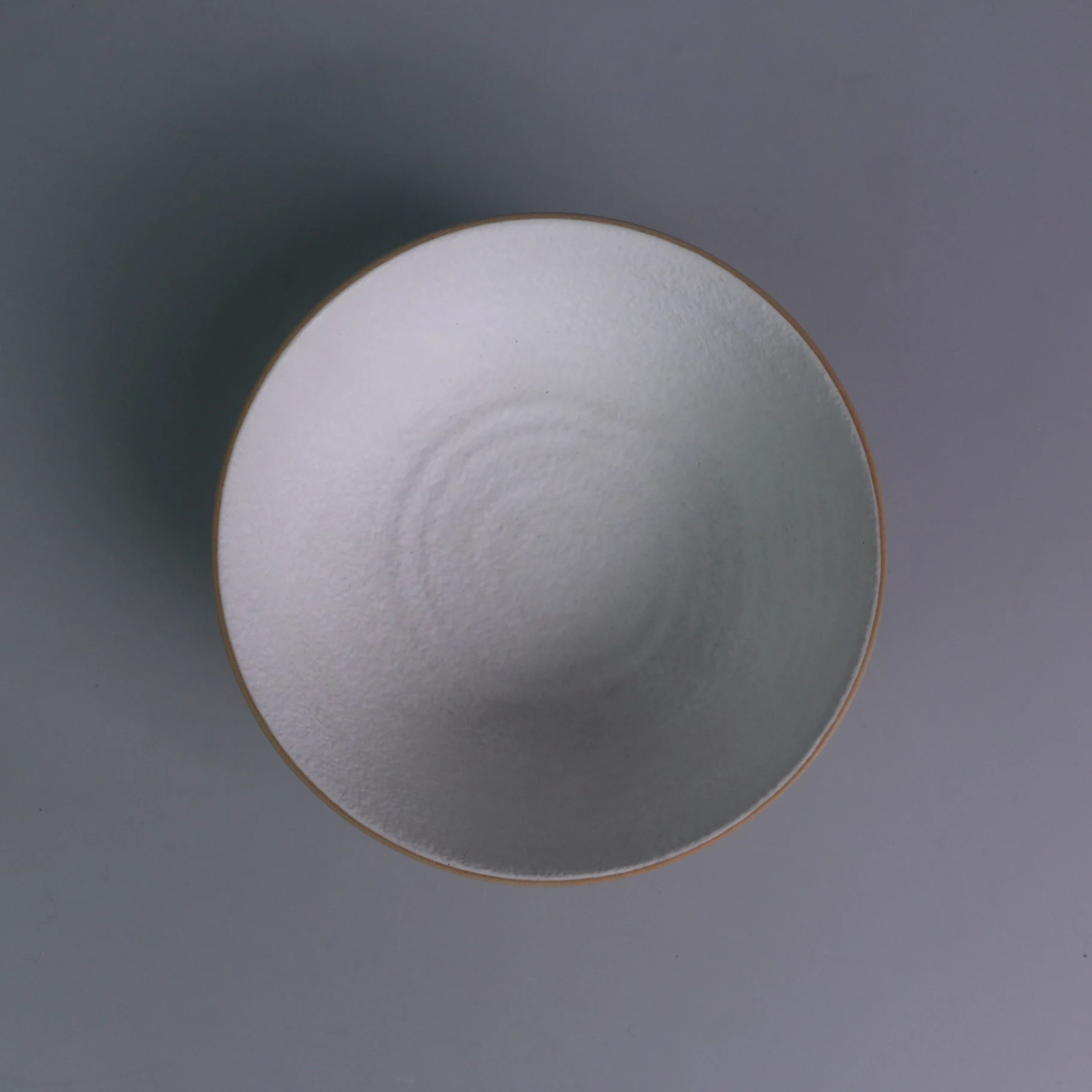 Hotel supplie europe style threaded clay round bowl dessert bowls matte rice soup ceramic bowl