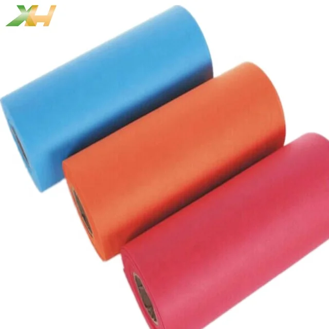 Breathable PP Spunbond Nonwoven Fabric Use For Bag Nonwoven Roll Fabric Make Colorful Non woven Bag Non-woven Fabric roll
