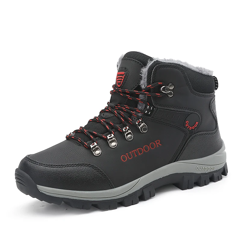New Arrivals Wear-resistant Warming Mens Snow Boots Snowproof Footwear Wholesale Sport Snowproof Snow Shoes For Men Cotton Shoes