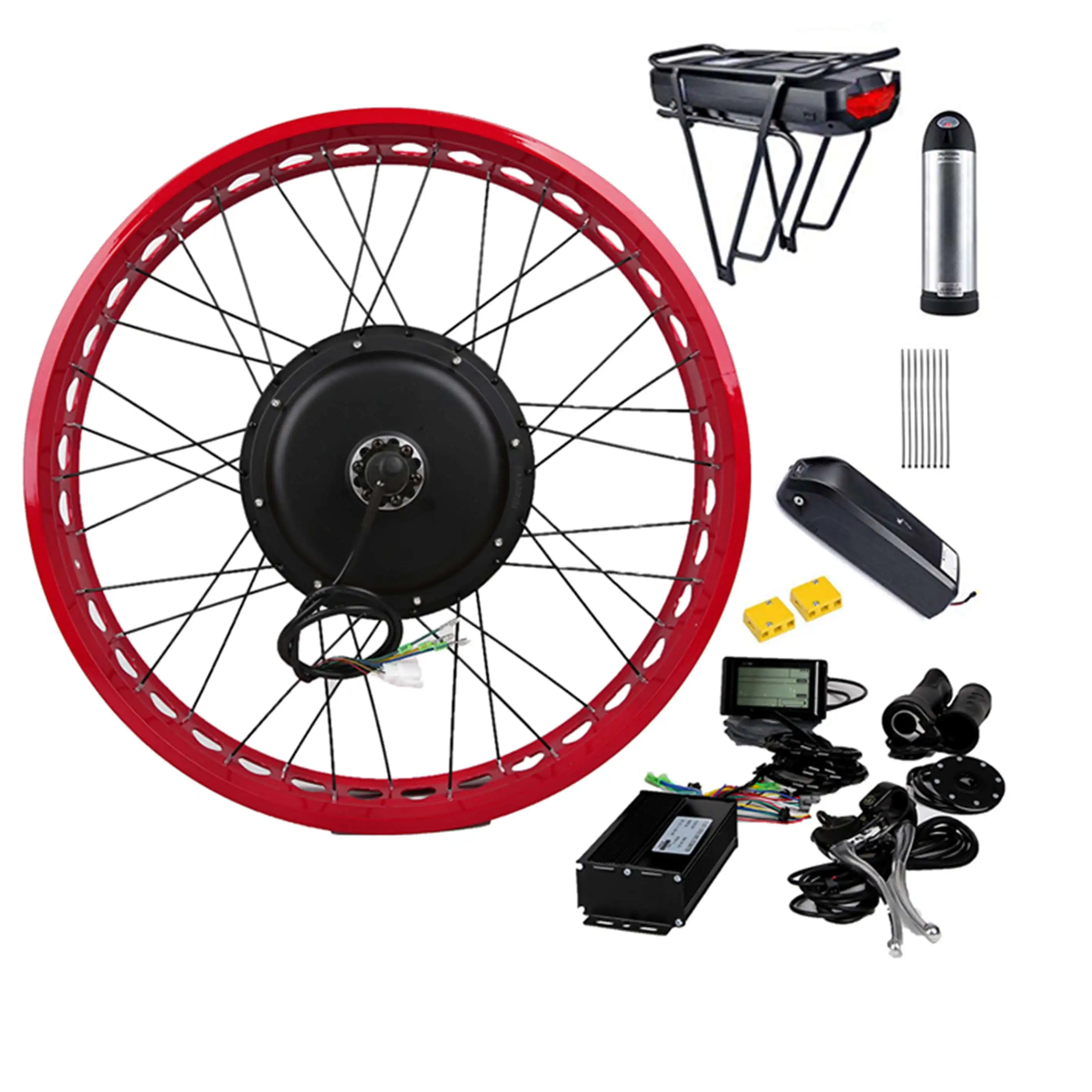Горячая Распродажа 48V фара для электровелосипеда в Conversion Kit 1000W/1500W электрический велосипед комплект прочие Запчасти