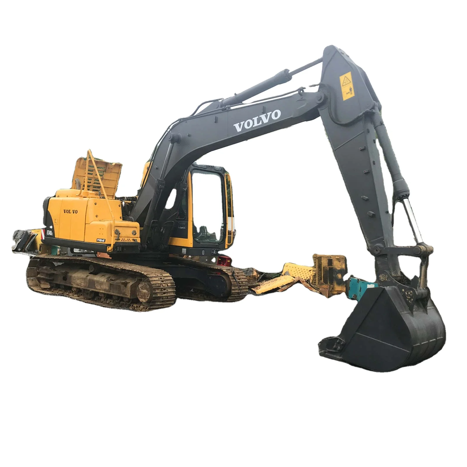 Б/у оригинальный высокопроизводительный гидравлический экскаватор Volvo EC140, хит продаж, японский экскаватор, 14 тонн, для продажи в Шанхае