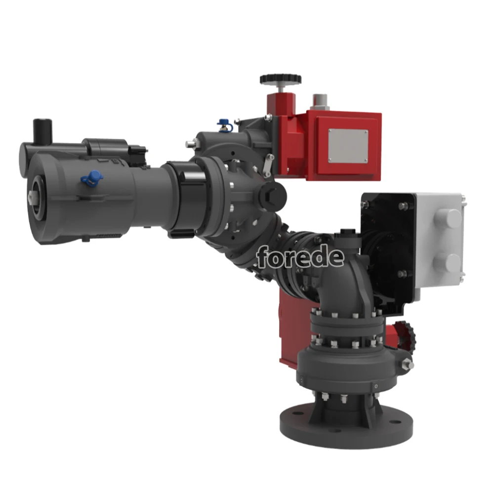 Forede 20-40LPS Explosion Proof Fire Remote Control Firefighting Head Water Cannon Monitor with Nozzle Head