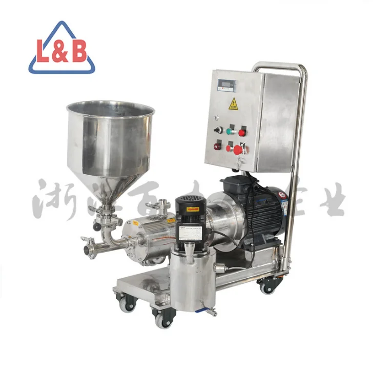 industrial in circulation working smoothie stainless steel multi-functional high speed shearing homogenizing emulsifying mixer
