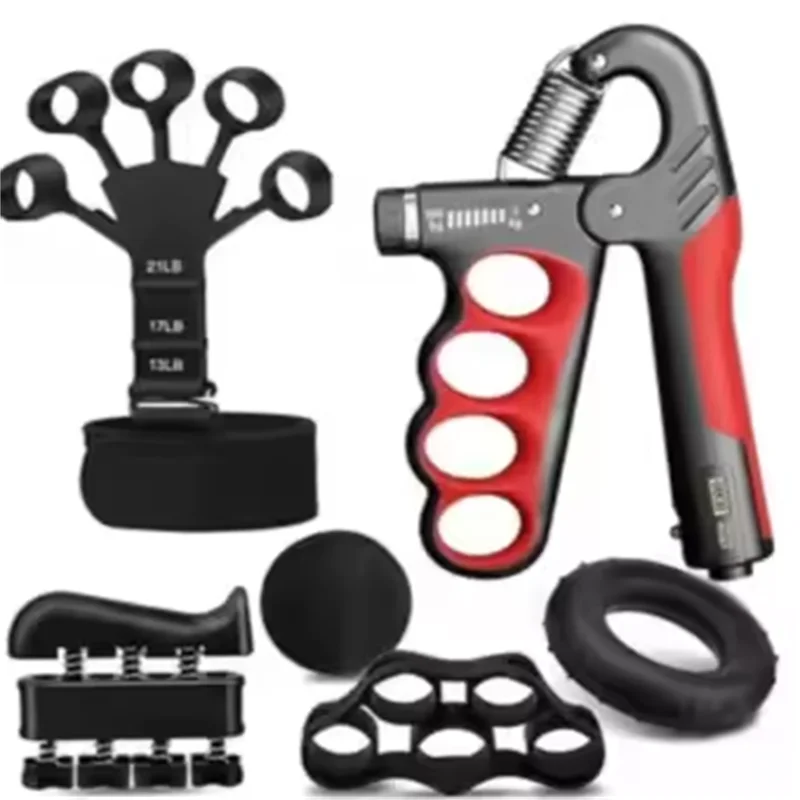 6 in 1 Hand Grip Strengthener Set for Hands Training Muscle and Finger Dexterity Hand Grip Exercise