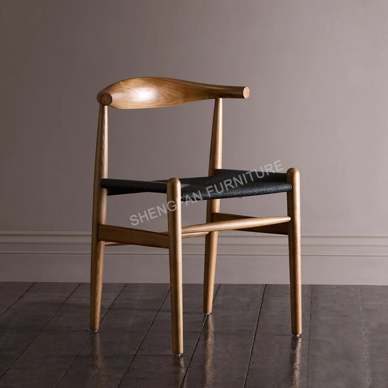 Wholesale Price Hans Wegner The Elbow Chair Living Room Sets Kitchen Balcony Wood Dining Table And Chairs