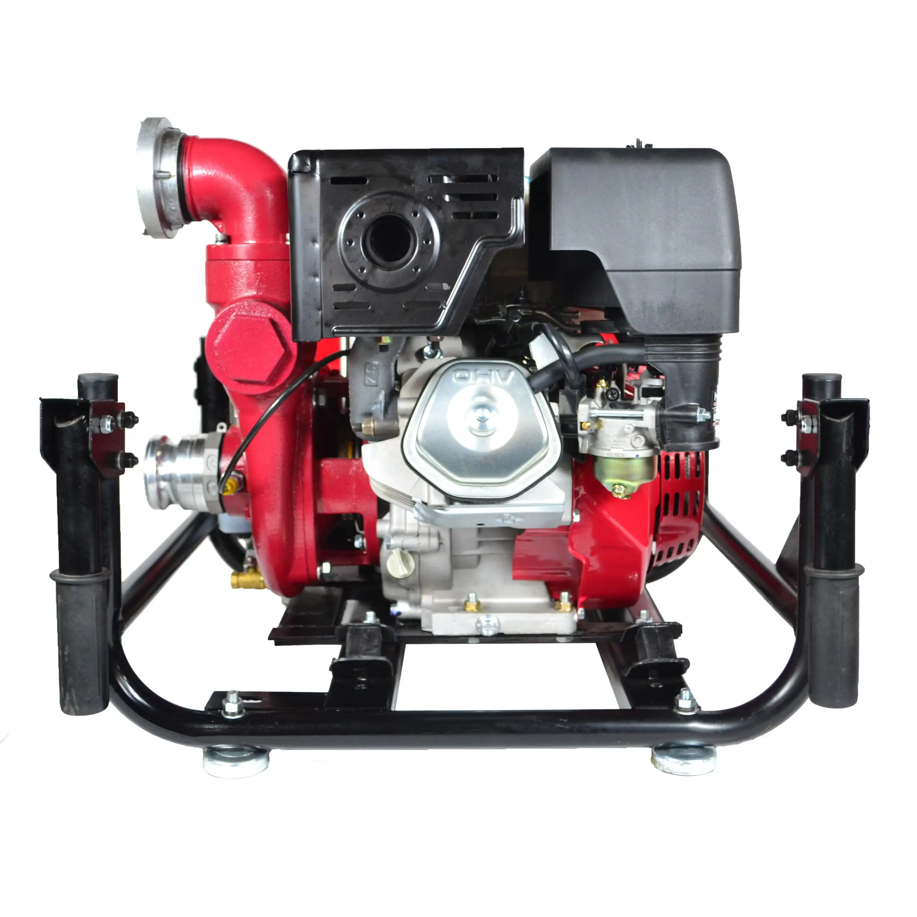 15HP 3-дюймовый портативный пожарный бензиновый водяной насос высокого давления Пожарные насосы 90 м подъемник