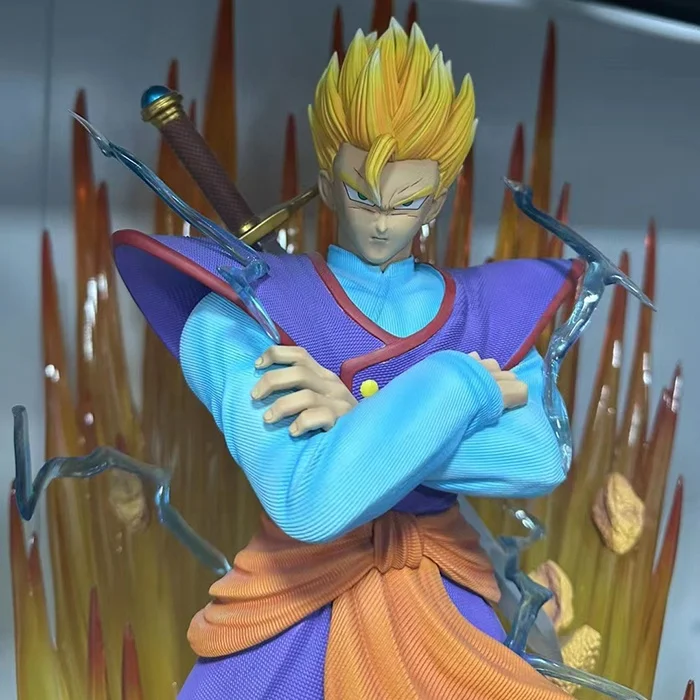 Factory Price Dragon Ball Figure Resin Goku Sculpture Super Saiyan Son Gohan Statue