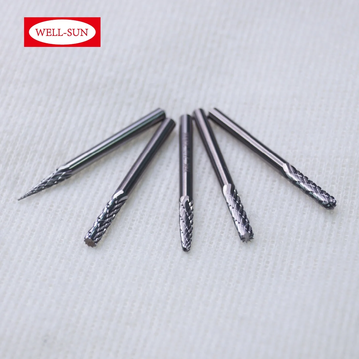 B-03-300185 Factory Cylindrical With End Cut Tungsten Rotary Carbide Burr 3mm shank Removing Metal Working Bur