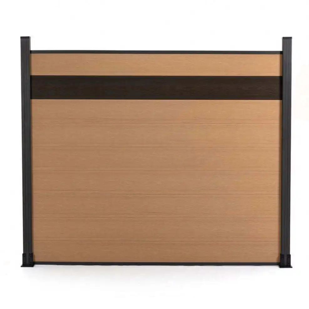 Linyuanwai factory competitive price multi colors outdoor garden wood plastic composite fence