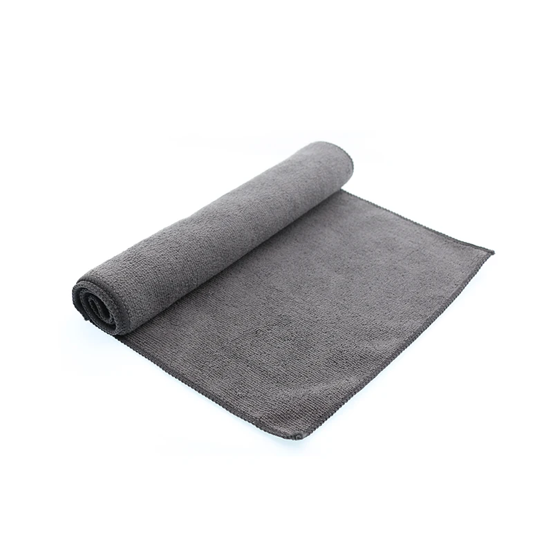 Ready stock wholesale 340gsm 30x70cm blue/purple/grey car wash drying microfiber towel